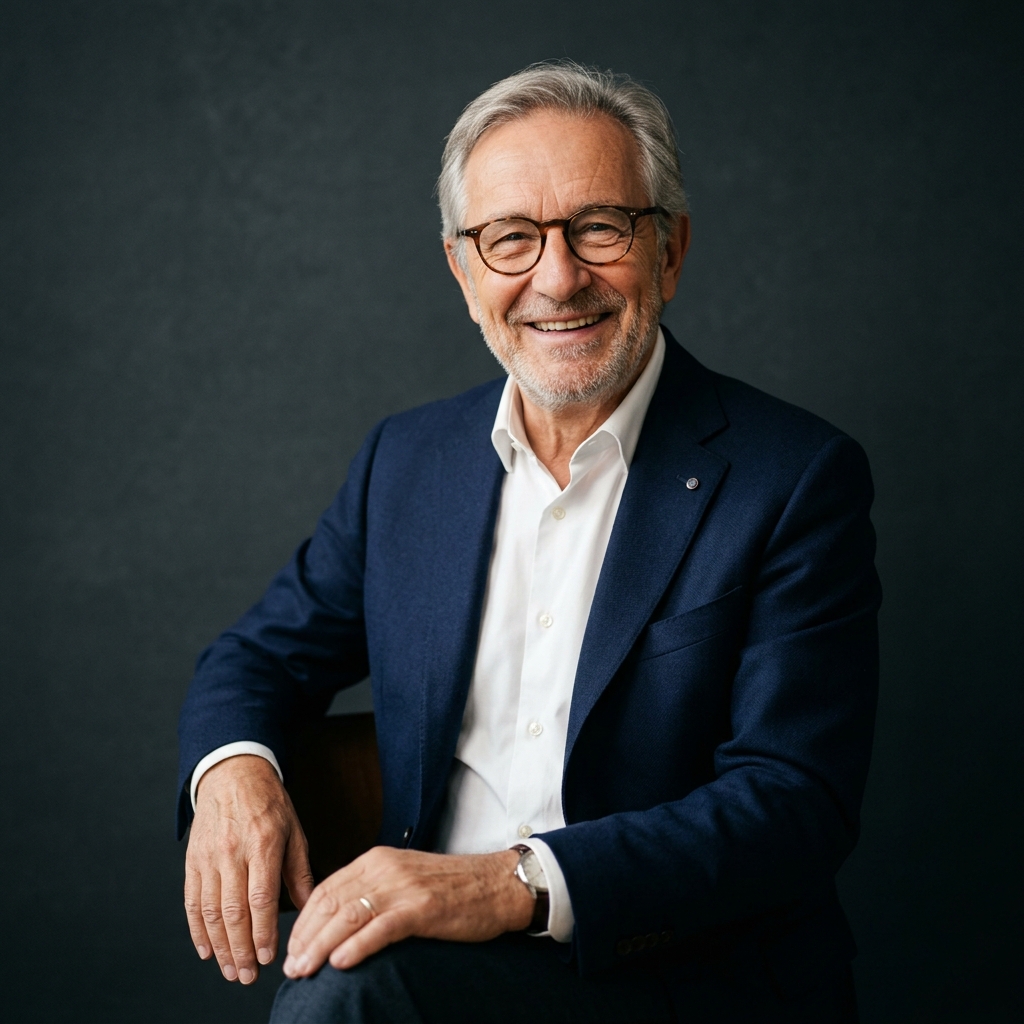 Homme senior souriant